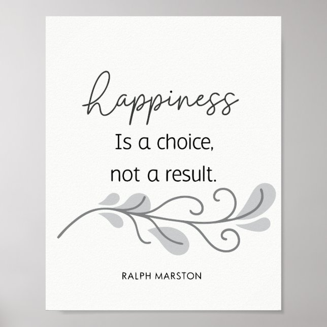 Stoicism Wall Art, Motivational Quote Poster (Front)