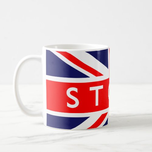 Stoke  British Flag Coffee Mug