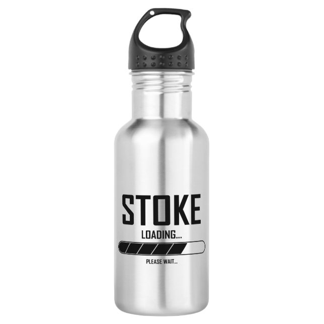 Stoke Loading Stainless Steel Water Bottle (Front)