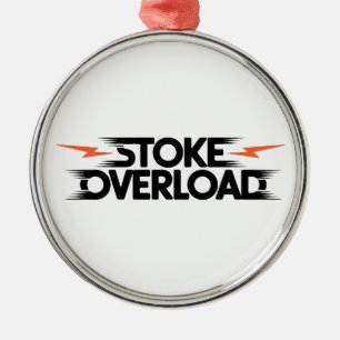 Stoke Overload Lightning Metal Ornament