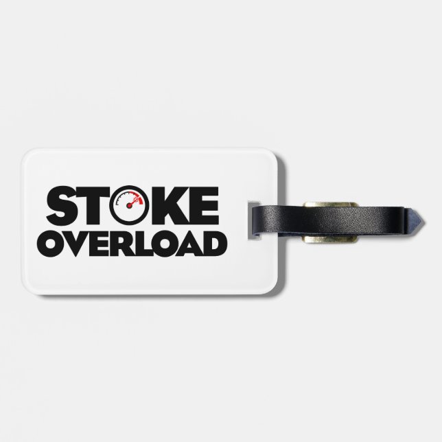 Stoke Overload Meter Luggage Tag (Back Horizontal)
