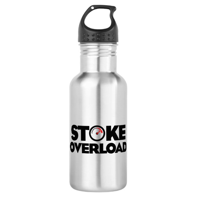 Stoke Overload Meter Stainless Steel Water Bottle (Front)