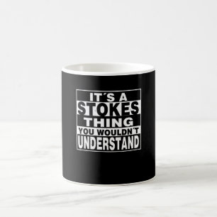 STOKES Surname Personalized Gift Coffee Mug