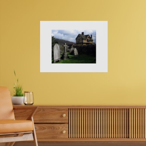 Stokesay Castle Manor House England Poster