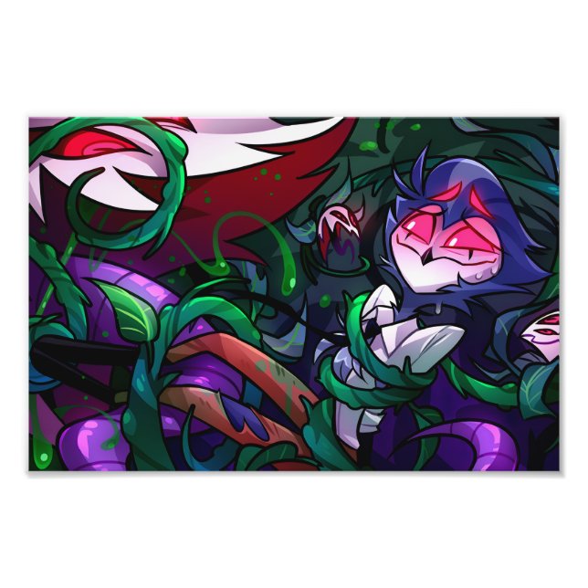 Stolas Halloween Slasher | Helluva Boss | Photo Print (Front)