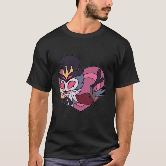 Stolas Heart Helluva Boss anime manga cartoon gift T-Shirt (Front)
