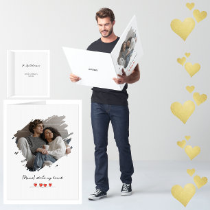 Stole My Heart Valentine's Day Photo Personalized Card