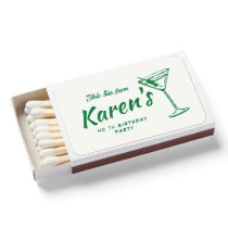 Stole This From Hand Drawn Handwritten Party Favor Matchboxes