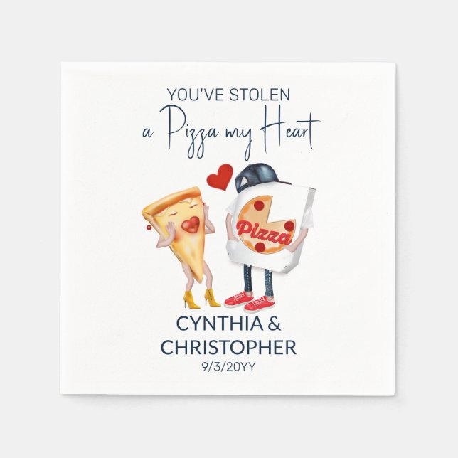Stolen A Pizza My Heart Napkins (Front)