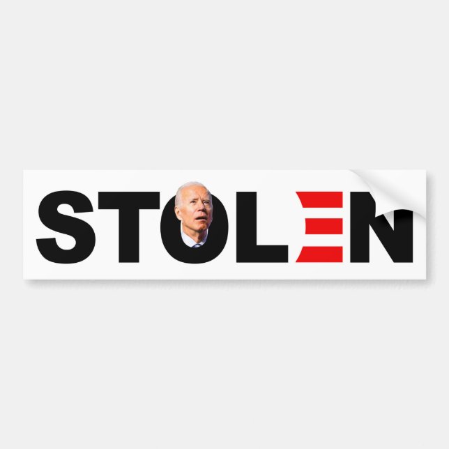 STOLEN Bumper Sticker (Front)