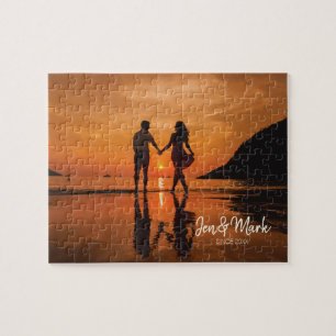 Stolen Moment. Name and Year Typography. Jigsaw Puzzle