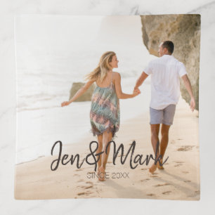 Stolen Photo. Name and Year Typography. Trinket Tray