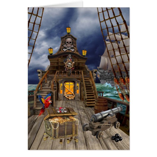 STOLEN PIRATE TREASURE CARDS (Front)