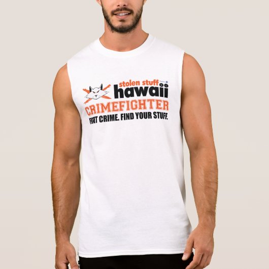 Stolen Stuff Hawaii Crimefighter Tank Top (Front)