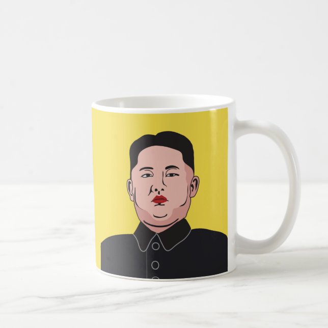 Stolid Kim Jong-un Coffee Mug (Right)