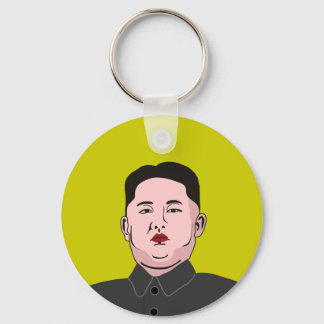 Stolid Kim Jong-un Keychain