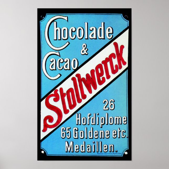 Stollwerck – Chocolat – Chocolate – Schockolade Poster (Front)