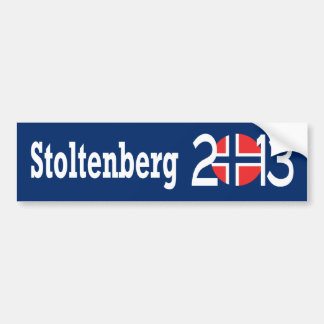 Stoltenberg 2013 bumper sticker