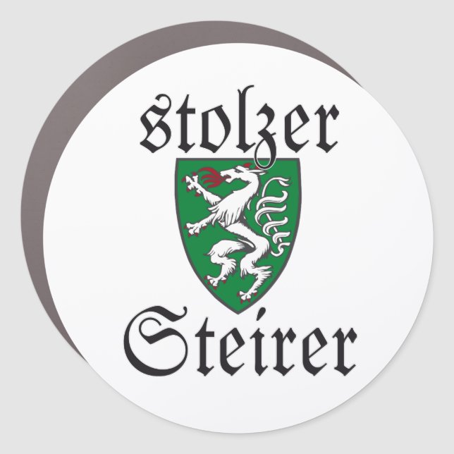 Stolzer Steirer Steiermark Austria Coat of arms Car Magnet (Front)