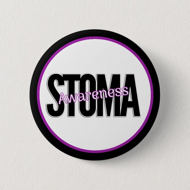 Stoma Awareness Button (Front)