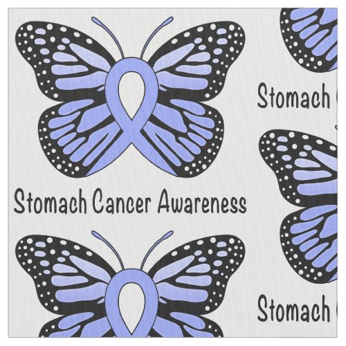 Stomach Cancer Awareness Butterfly of Hope Fabric