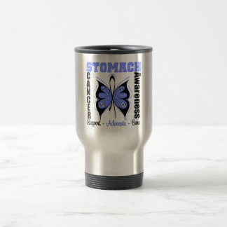 Stomach Cancer Awareness Butterfly Travel Mug