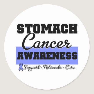 Stomach Cancer Awareness Classic Round Sticker