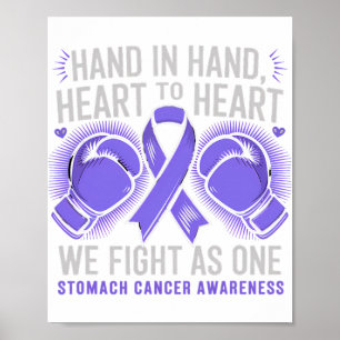 Stomach Cancer Awareness Month We Fight As One Box Poster