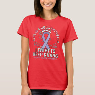 Stomach cancer awareness periwinkle blue T-Shirt