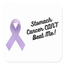 Stomach Cancer CAN'T Beat Me Square Sticker