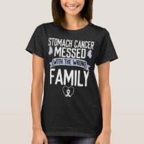 Stomach Cancer Family Lymphome Tumor Awareness T-Shirt