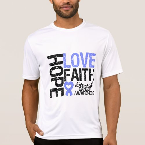 Stomach Cancer Hope Love Faith T_Shirt