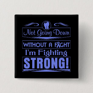 Stomach Cancer I Am Fighting Strong Button