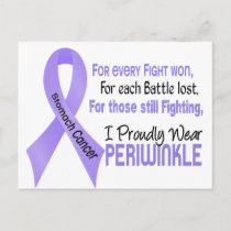 Stomach Cancer I Proudly Wear Periwinkle 1 Postcard