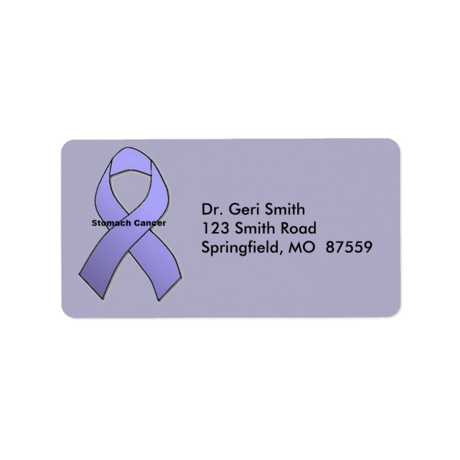 Stomach Cancer Label (Front)