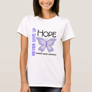 Stomach Cancer Never Give Up Hope Butterfly 4.1 T-Shirt