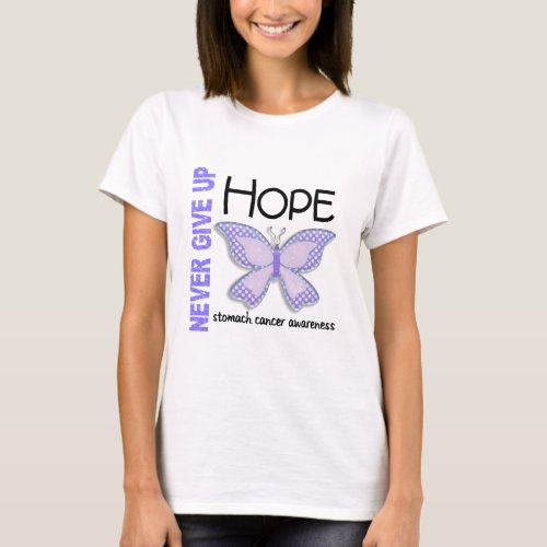 Stomach Cancer Never Give Up Hope Butterfly 41 T_Shirt