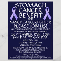 Stomach Cancer Ribbon Benefit Flyer