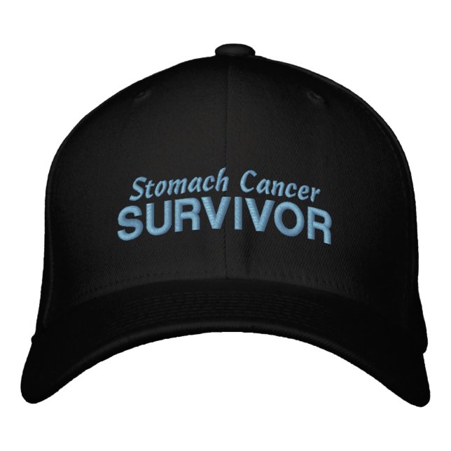Stomach Cancer Survivor Embroidered Baseball Hat (Front)