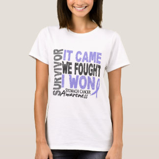 Stomach Cancer Survivor It Came We Fought I Won T-Shirt