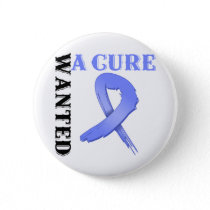 Stomach Cancer WANTED A CURE Pinback Button
