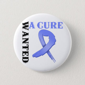 Stomach Cancer WANTED A CURE Pinback Button