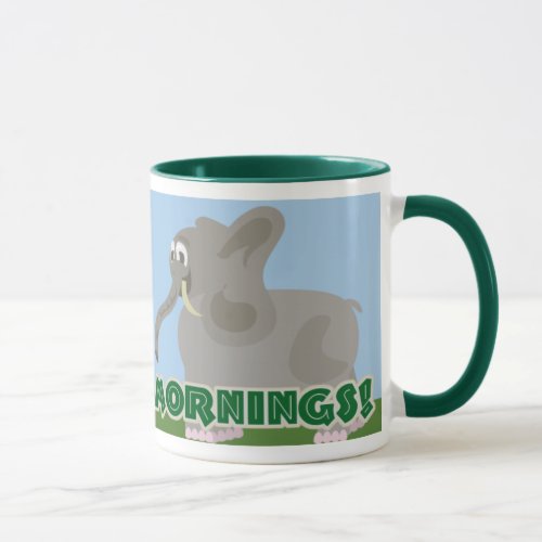 Stomp Out Mornings Elephant Mug