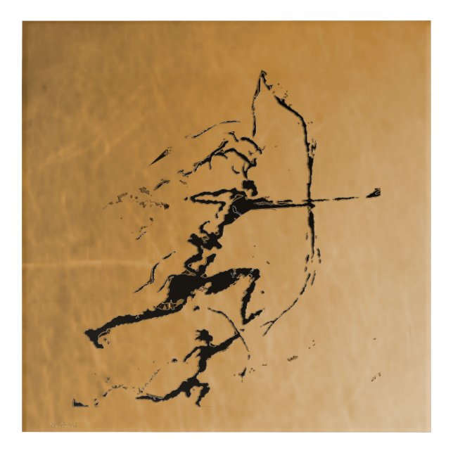 Stone Age Archers Acrylic Print (Front)