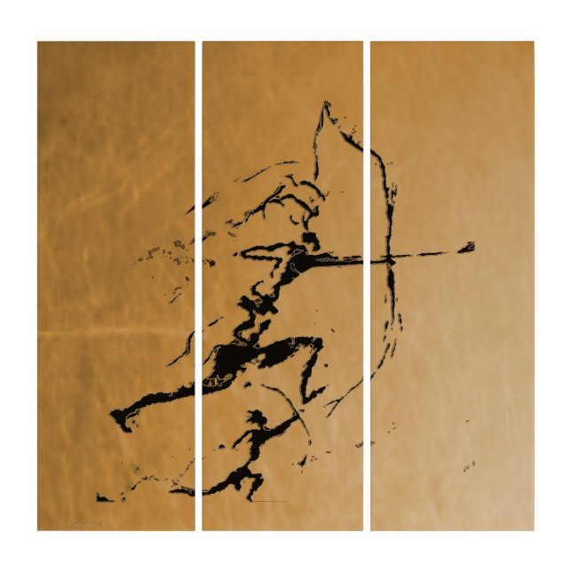 Stone Age Archers Triptych (Front)