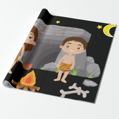 Stone age Wrapping Paper