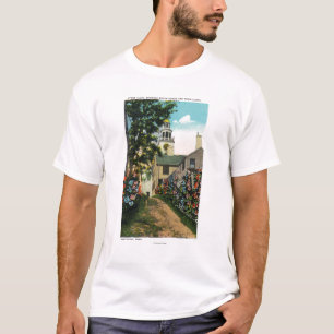 Stone Alley View of South Tower and Town Clock T-Shirt