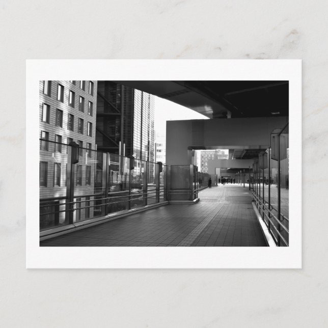 Stone and Glass: Shiodome Business District, Tokyo Postcard (Front)