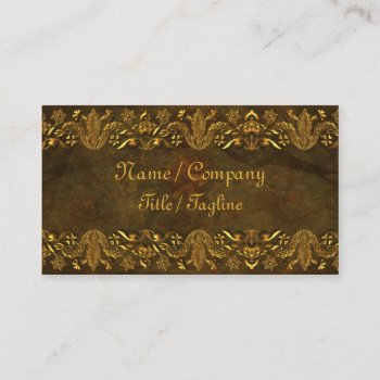 Stone And Gold Elegance Business Card by RainbowCards at Zazzle