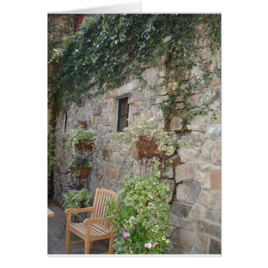Stone and Ivy with Garden Bench Cards (Front)